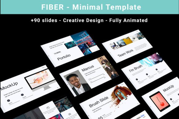 Download The Fiber - Minimal Powerpoint Template - Minimal Collection