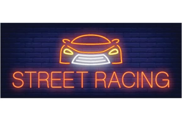 Download Street Racing Neon Sign. Automobile Fron - Automobile Collection