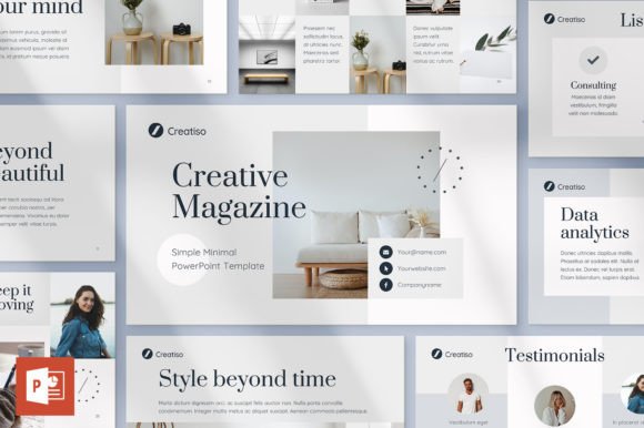 Download Simple Minimal PowerPoint Template - Minimal Collection